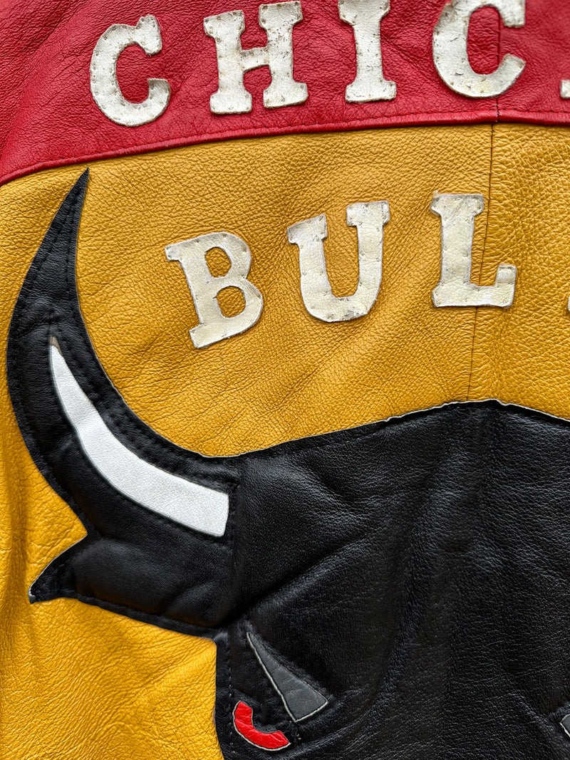 1991 Michael Hoban Chicago Bulls Leather Jacket