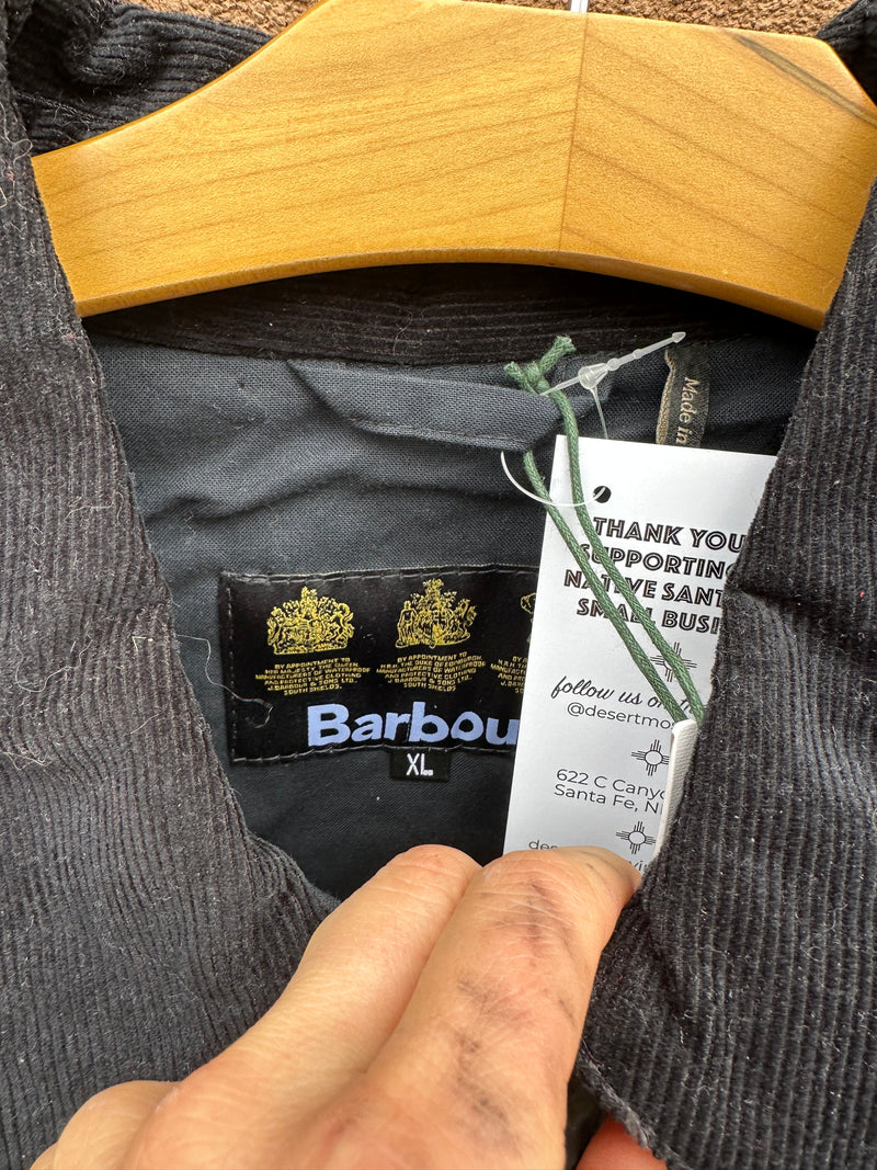 Barbour Black Waxed Canvas Jacket