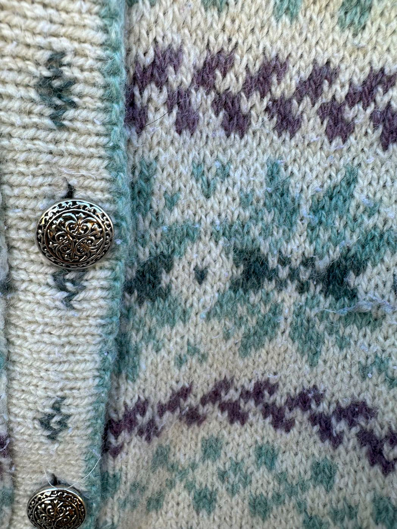 L.L. Bean Cardigan 100% Wool, Made in USA