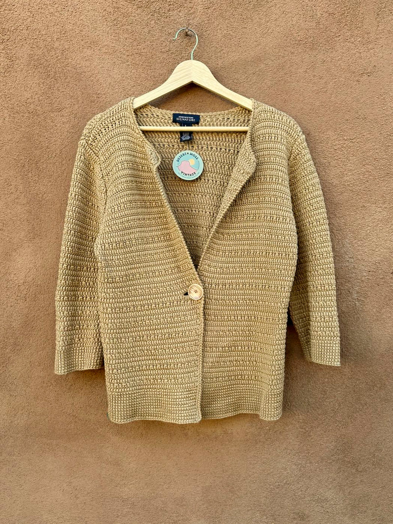 Mercerized Cotton Jones of NY Cardigan