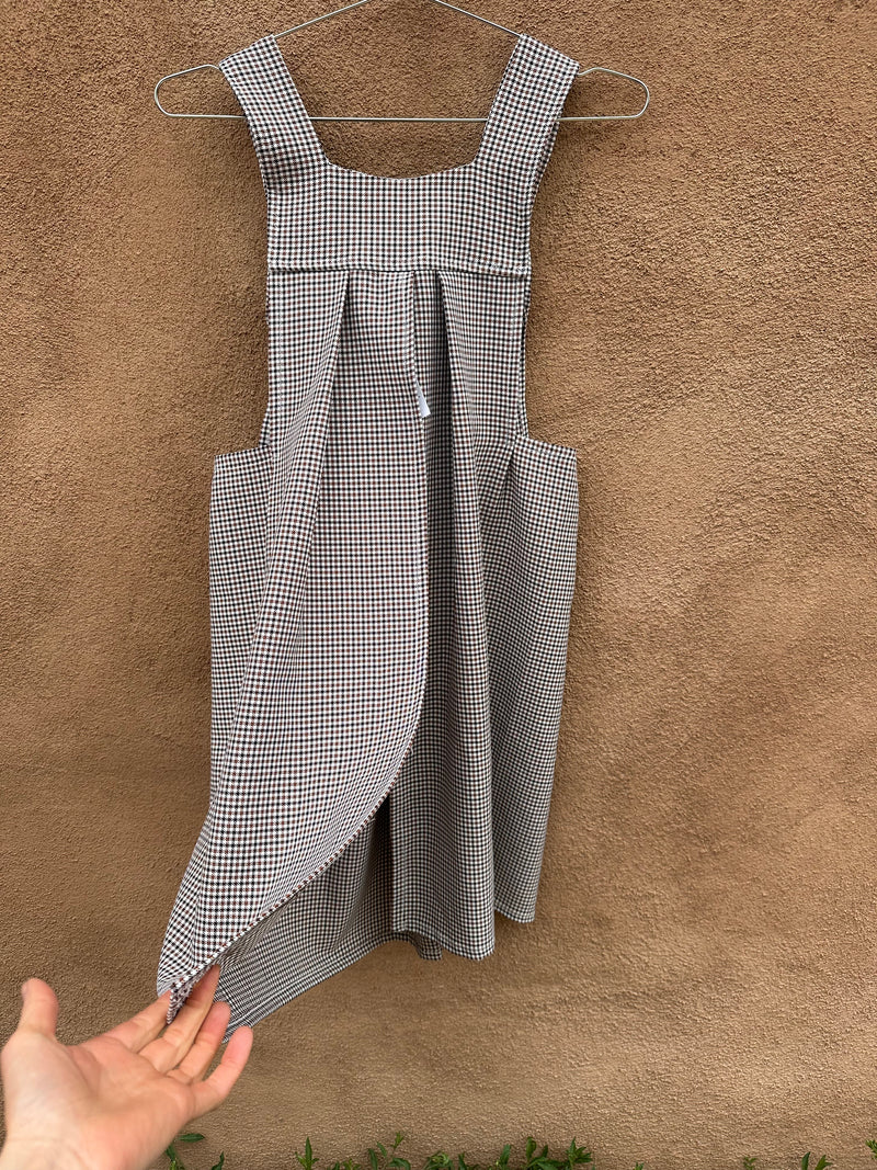 Micro Plaid Dress with Pockets