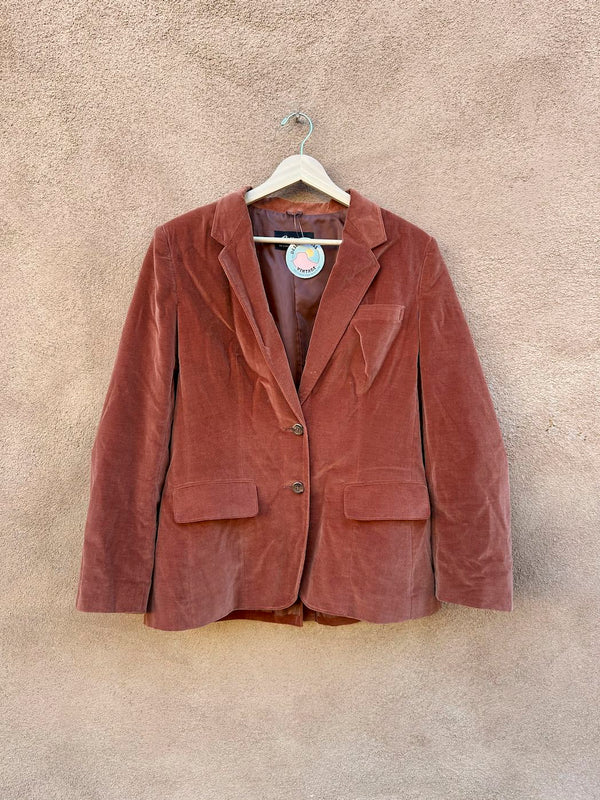 1970's Brown Velveteen Blazer by Anthony's