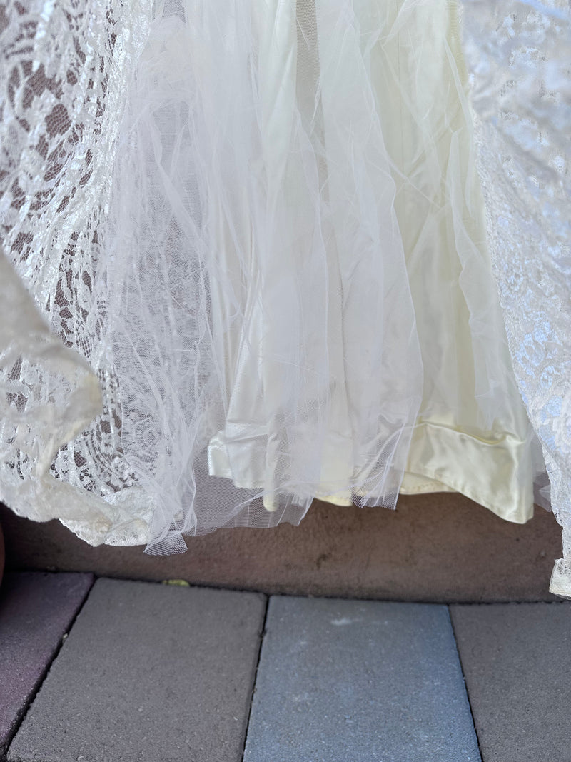 Victorian Style Wedding Dress - Lace