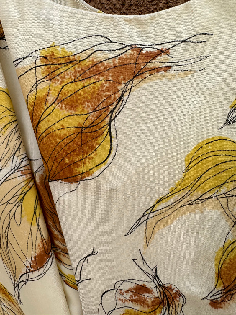 Anita Modes Leaf Print Shift Dress