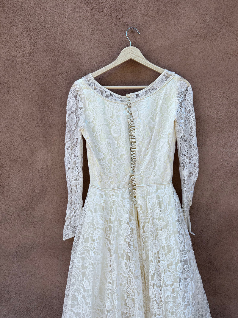 Victorian Style Wedding Dress - Lace