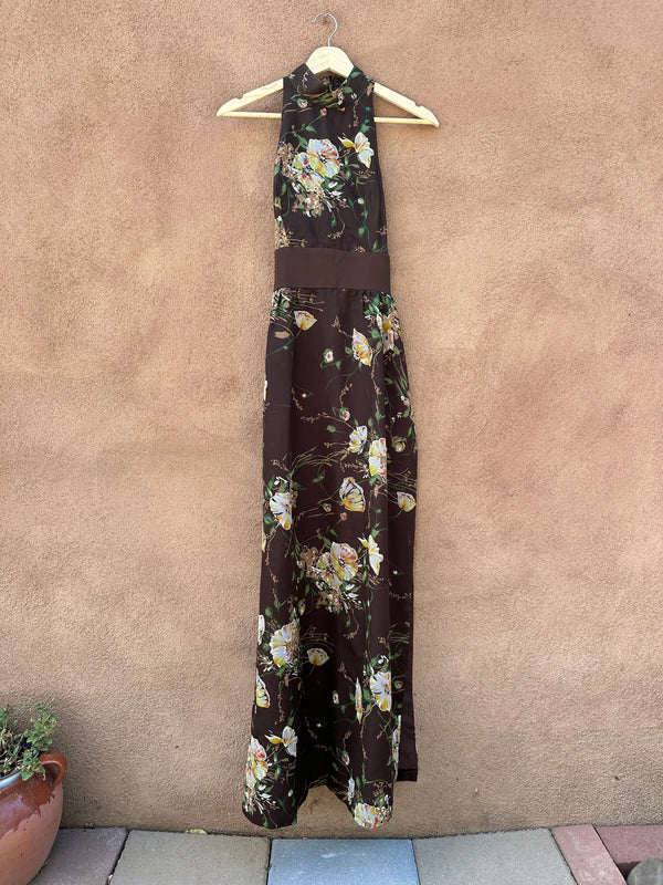 1960's Jerell of Texas Sleeveless Floral Dress