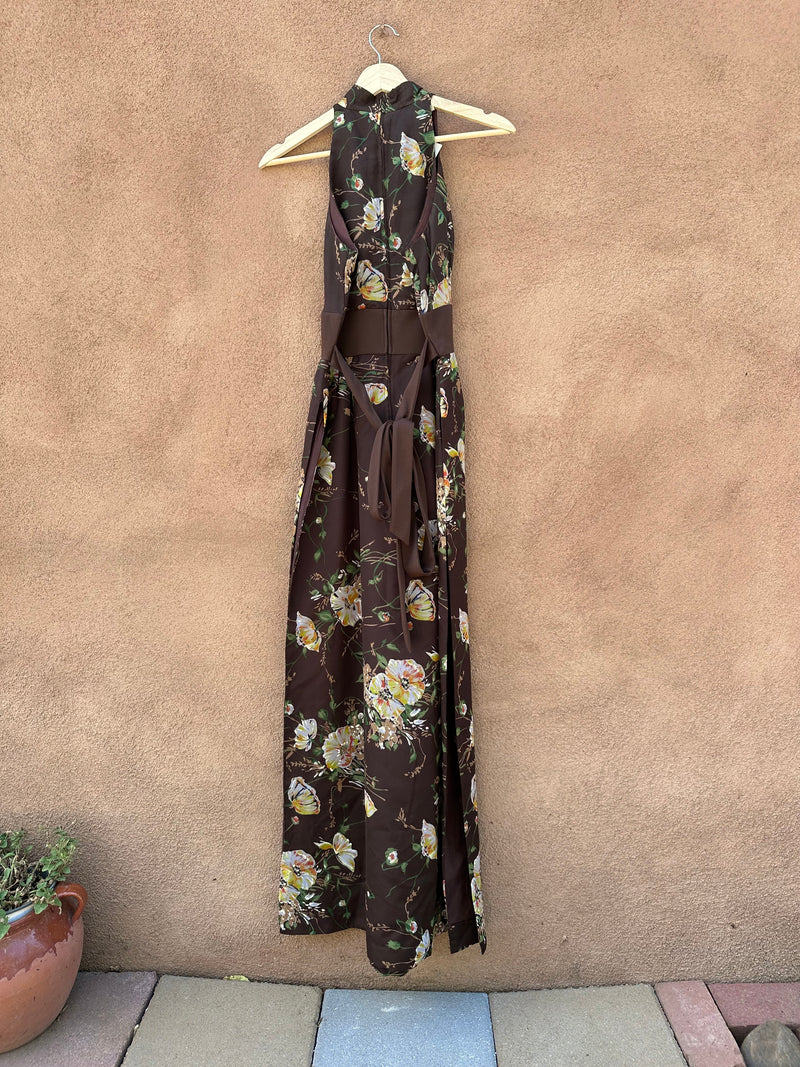 1960's Jerell of Texas Sleeveless Floral Dress