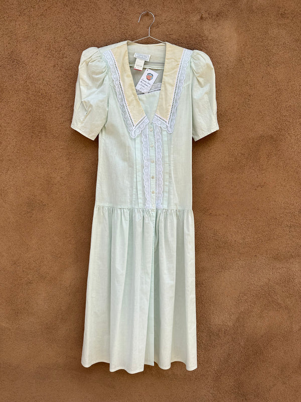 Gunne Sax Mint Green Dress