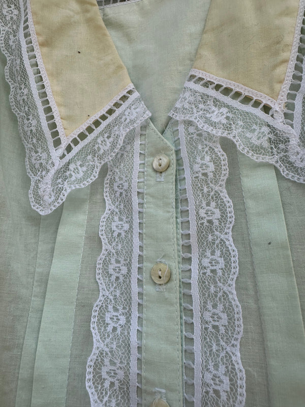 Gunne Sax Mint Green Dress