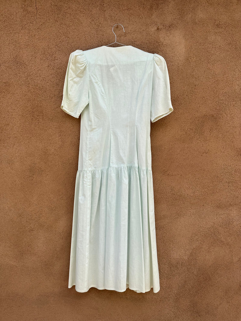 Vintage Gunne Sax Mint Green Dress DESERT MOSS VINTAGE Vintage Gunne Sax Mint Green Dress DESERT MOSS VINTAGE