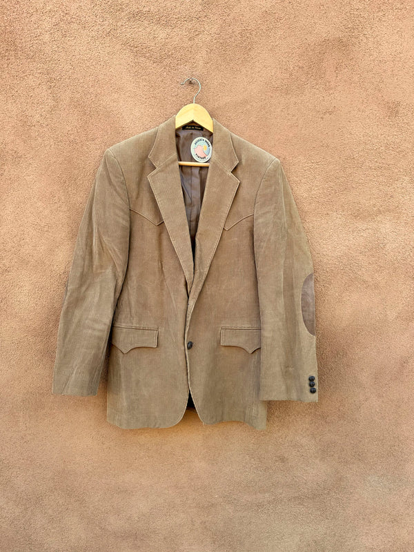 Circle S Brown Corduroy Western Blazer