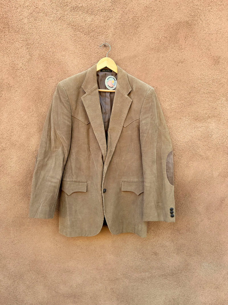 Circle S Brown Corduroy Western Blazer