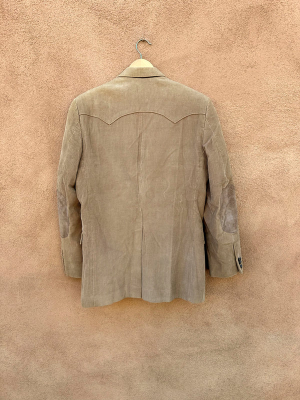Circle S Brown Corduroy Western Blazer