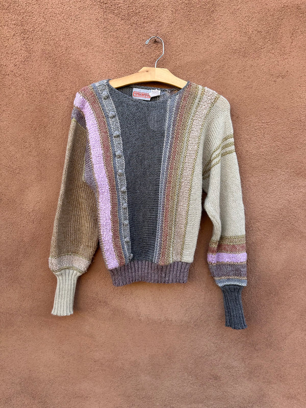 Pronto Sweater with Metallic Weave