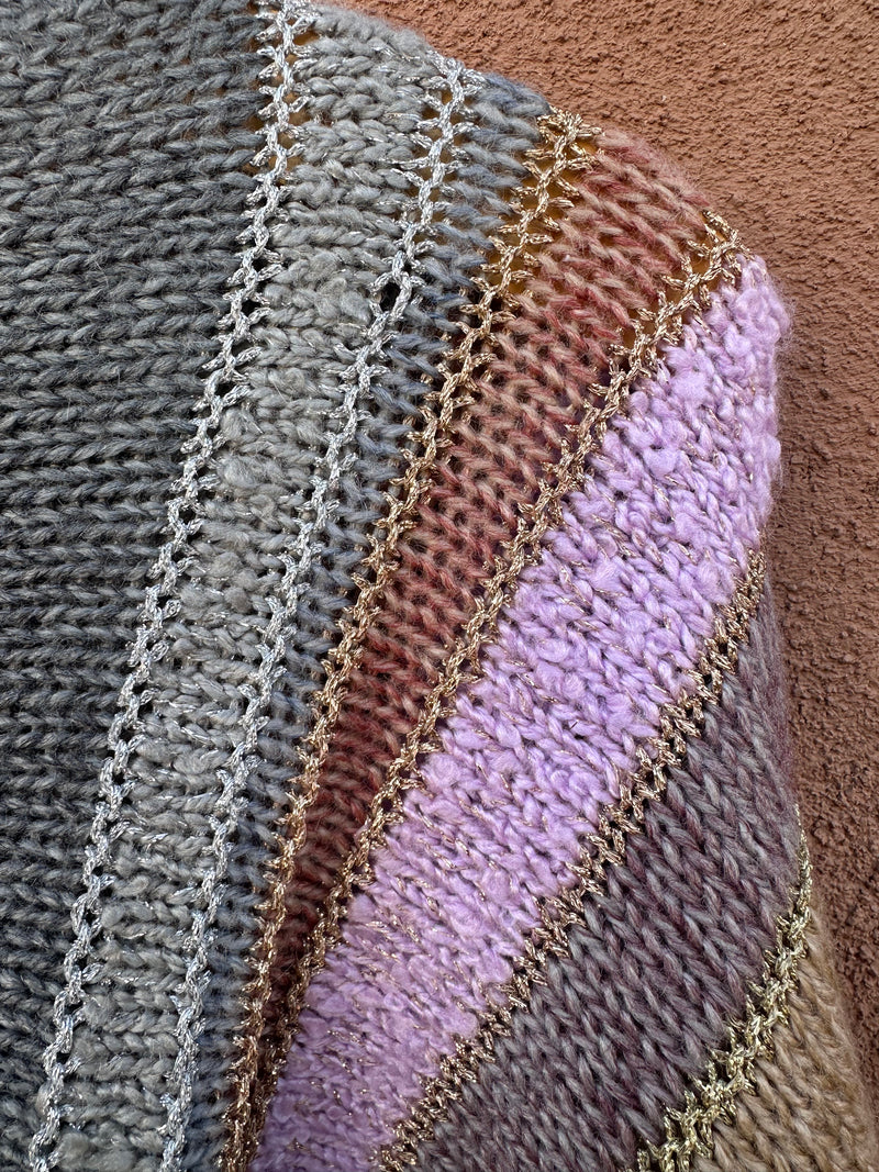 Pronto Sweater with Metallic Weave