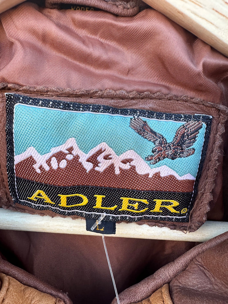 Adler Western Leather Bomber Jacket