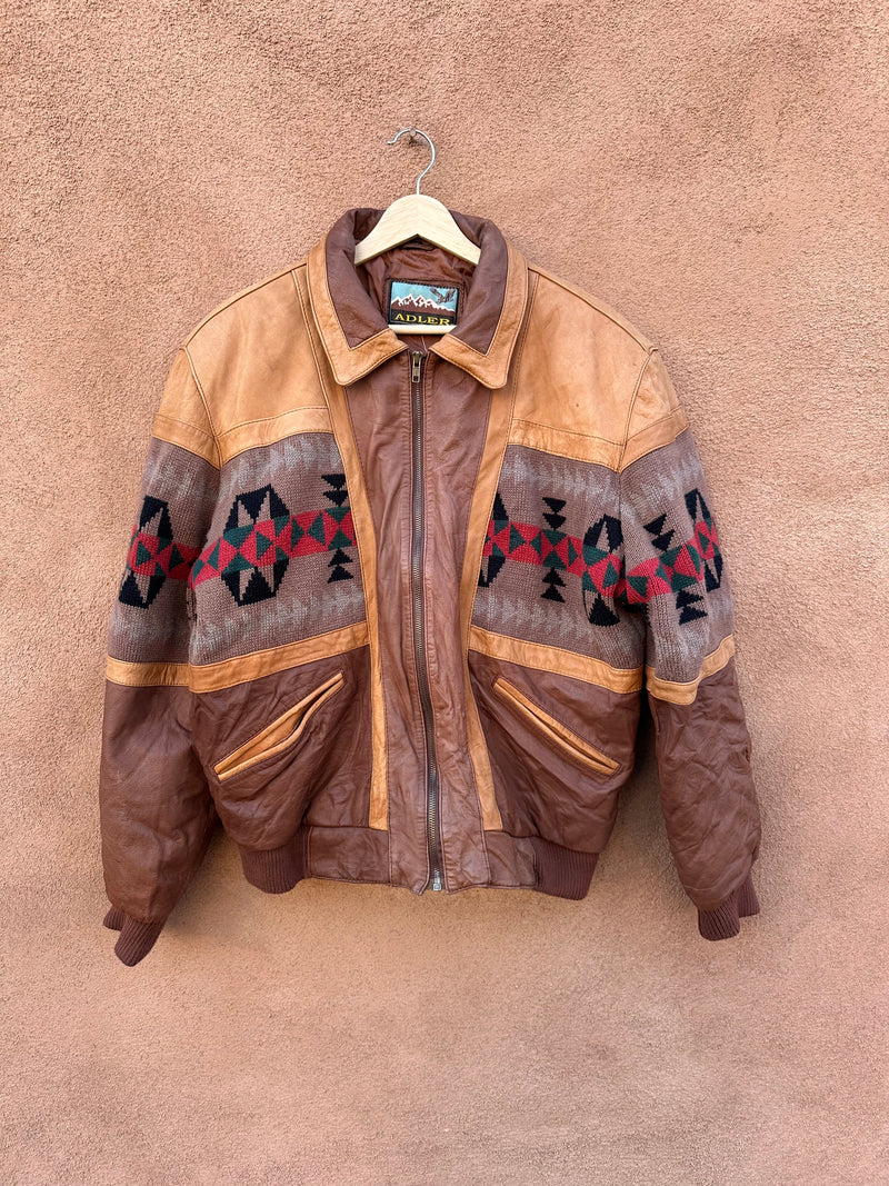 Adler Western Leather Bomber Jacket