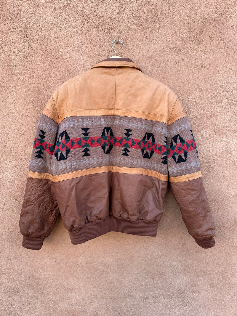 Adler Western Leather Bomber Jacket