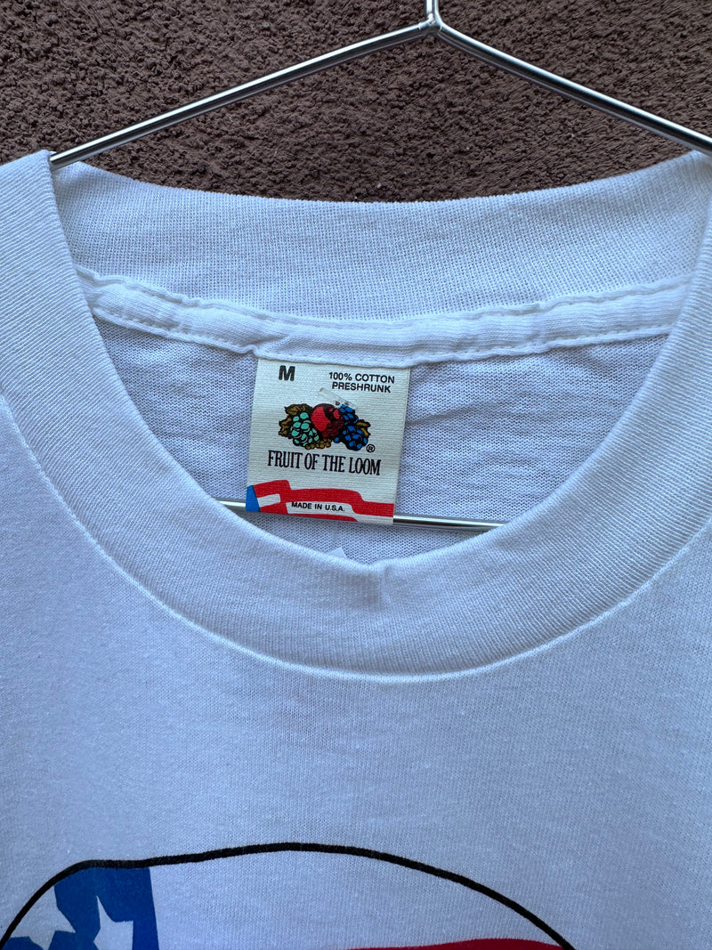 USA Smiley Face 1980's T-shirt