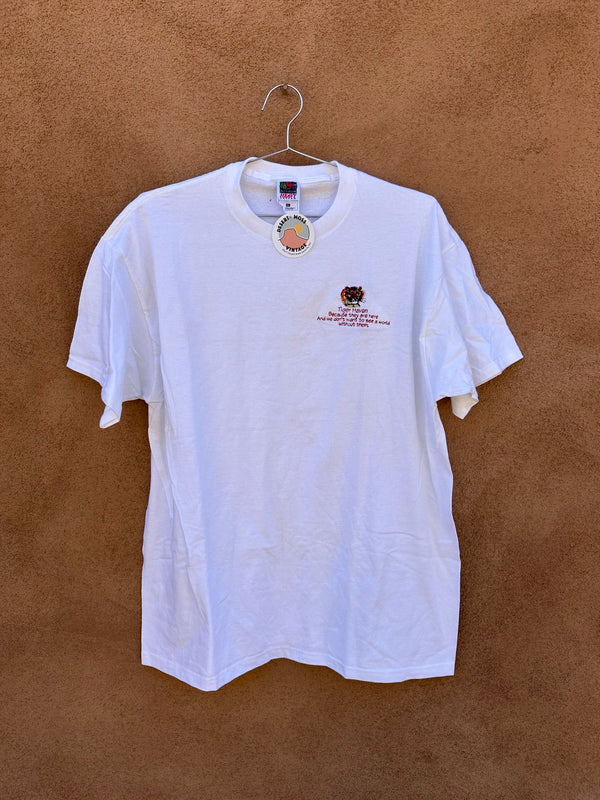 Tiger Haven No Kill tiger Shelter T-shirt