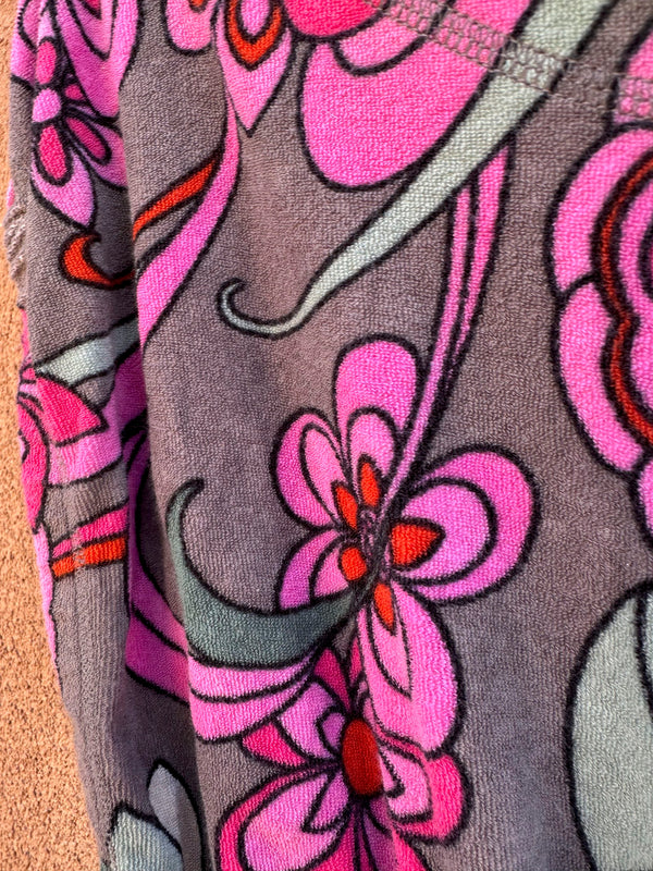 Juicy Couture Terrycloth Floral Mini Summer Dress