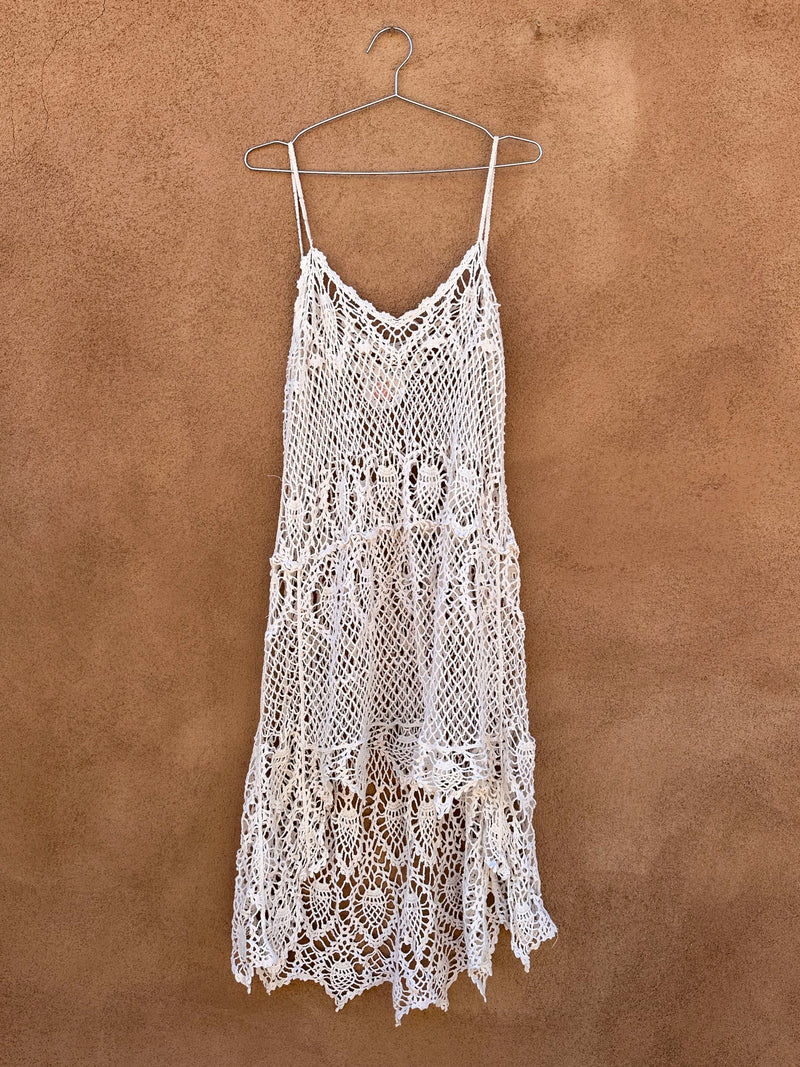 Fishnet Crochet Strap Dress/Top