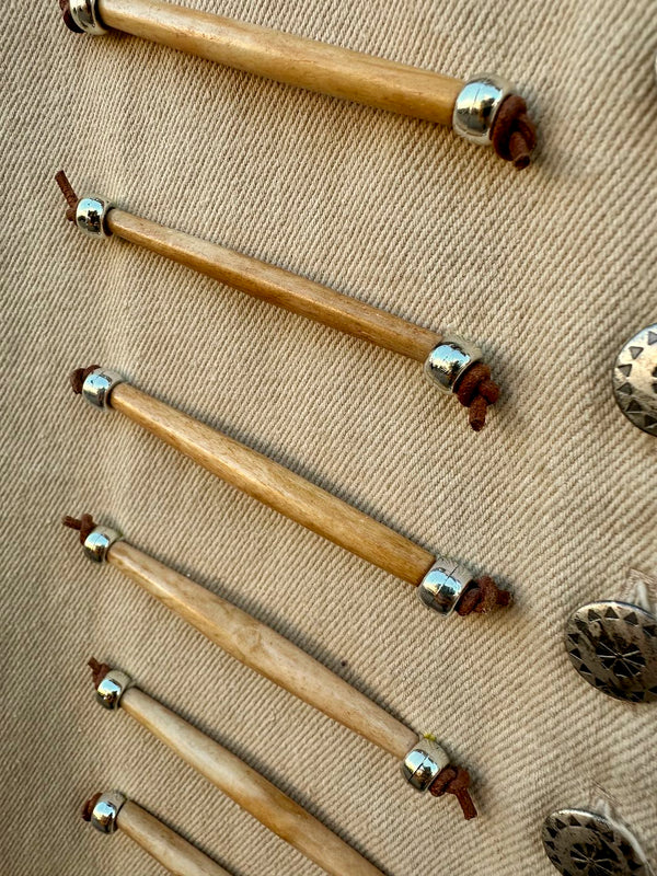 Cotton Canvas Double D Ranch Western Jacket with Concho and Horn Bone