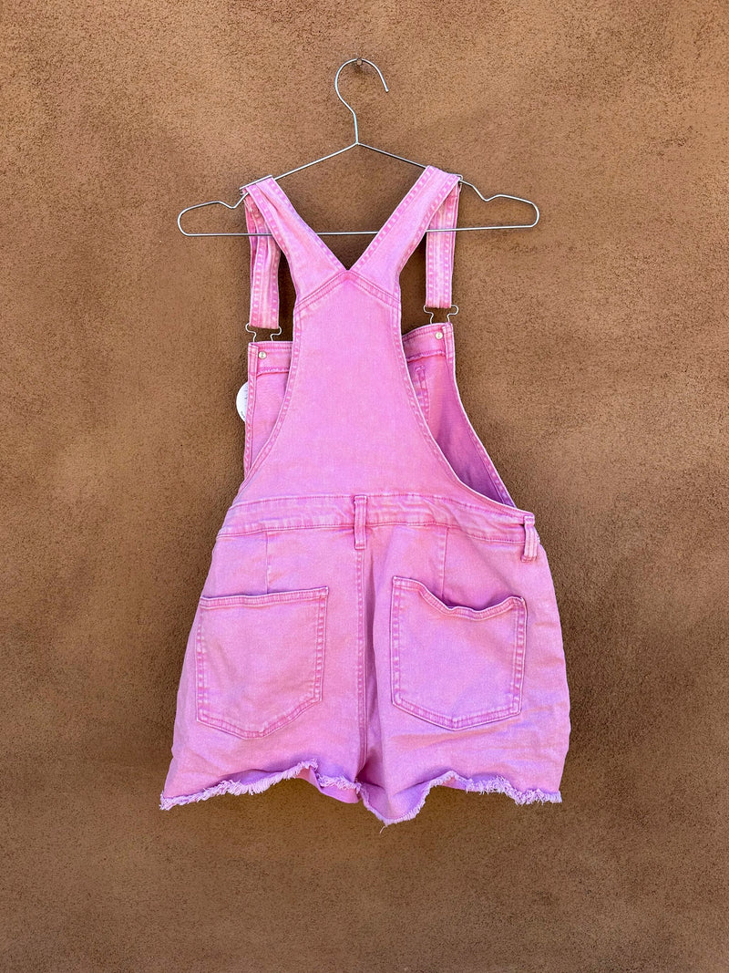 Pink Denim Jumper Overalls - small?