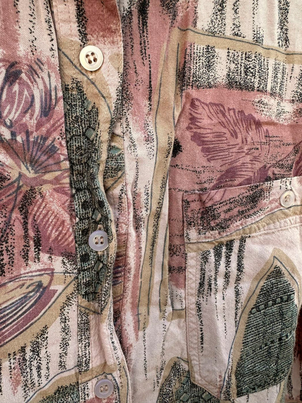 J.M.G. Rayon Blouse - Dusty Rose