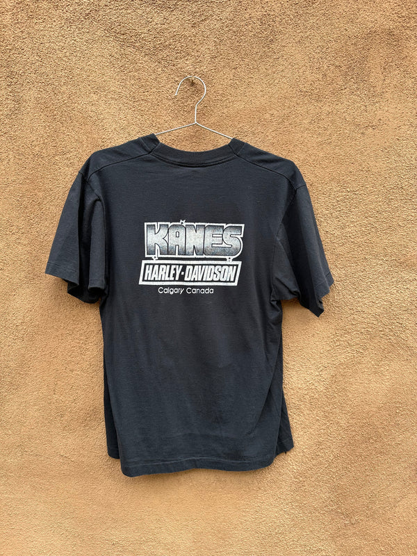 Kanes Harley Davidson Calgary, Canada - Bald Eagle Tee