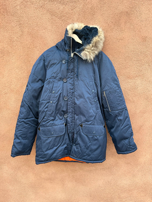 Snorkle Parka with Real Coyote Fur Hood - 1970's/80's