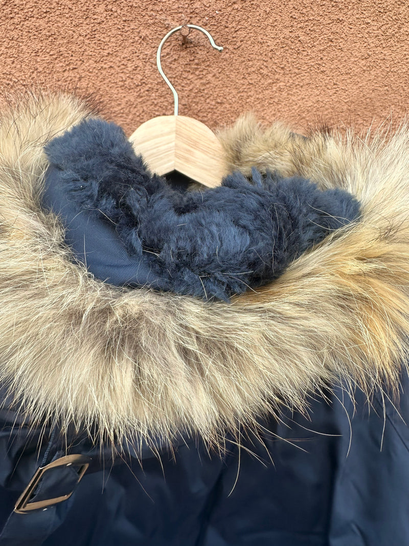 Snorkle Parka with Real Coyote Fur Hood - 1970's/80's