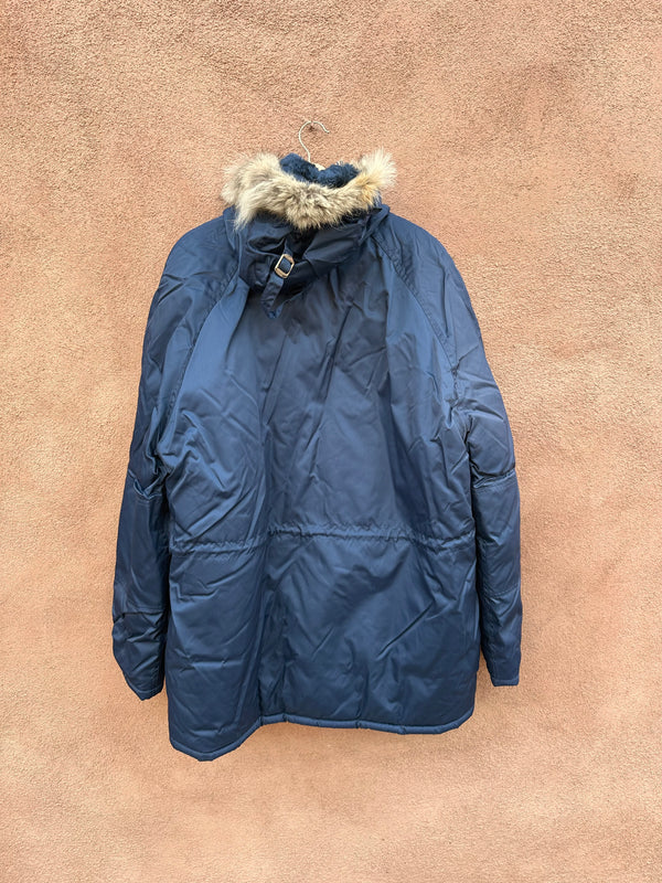 Snorkle Parka with Real Coyote Fur Hood - 1970's/80's