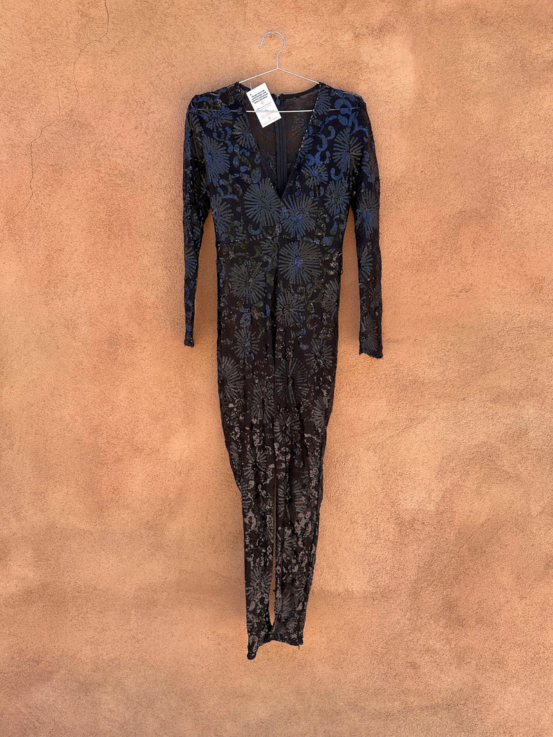 Black Sequin Bodysuit/Jumpsuit
