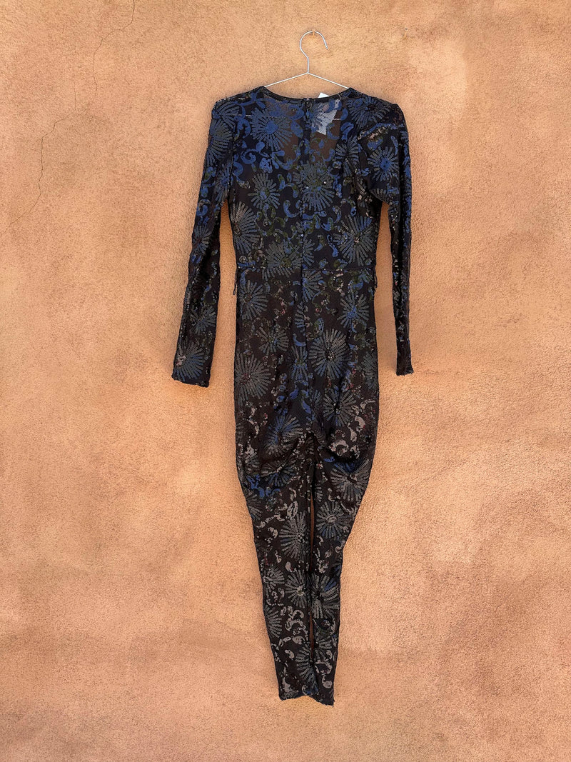 Black Sequin Bodysuit/Jumpsuit