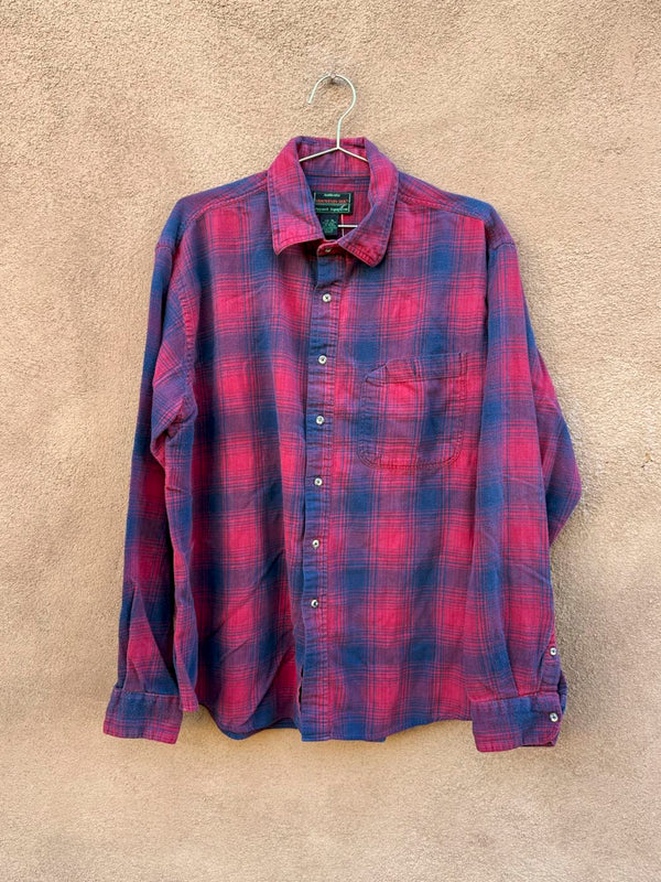 Red Plaid Mountain Tek Flannel Shirt