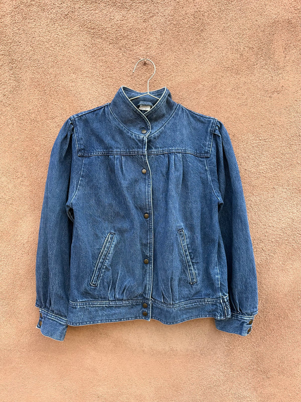 Lersi Denim Bomber with Sequins Coyote