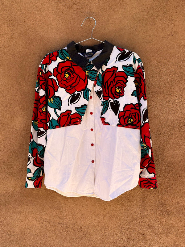 1980's Panhandle Slim Rose Shirt