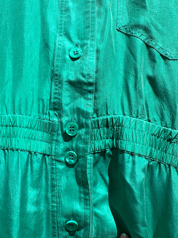 1980's INFO USA Silk Jumpsuit - 12