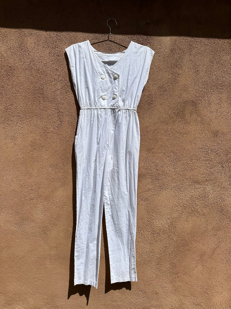 White Jumpsuit by Sarah Taylor