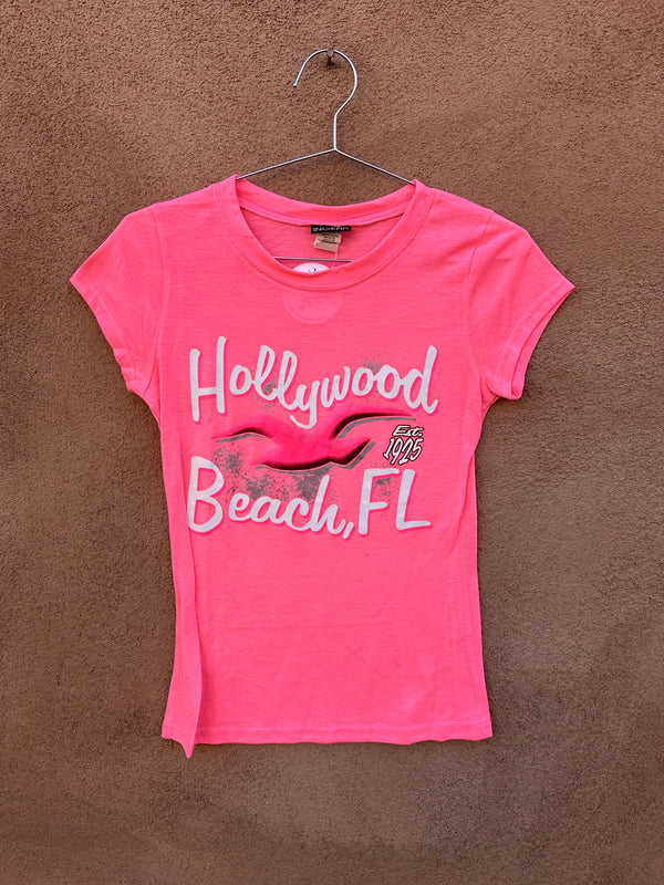 90's Hollywood Beach, Florida Babydoll Tee - Made in USA