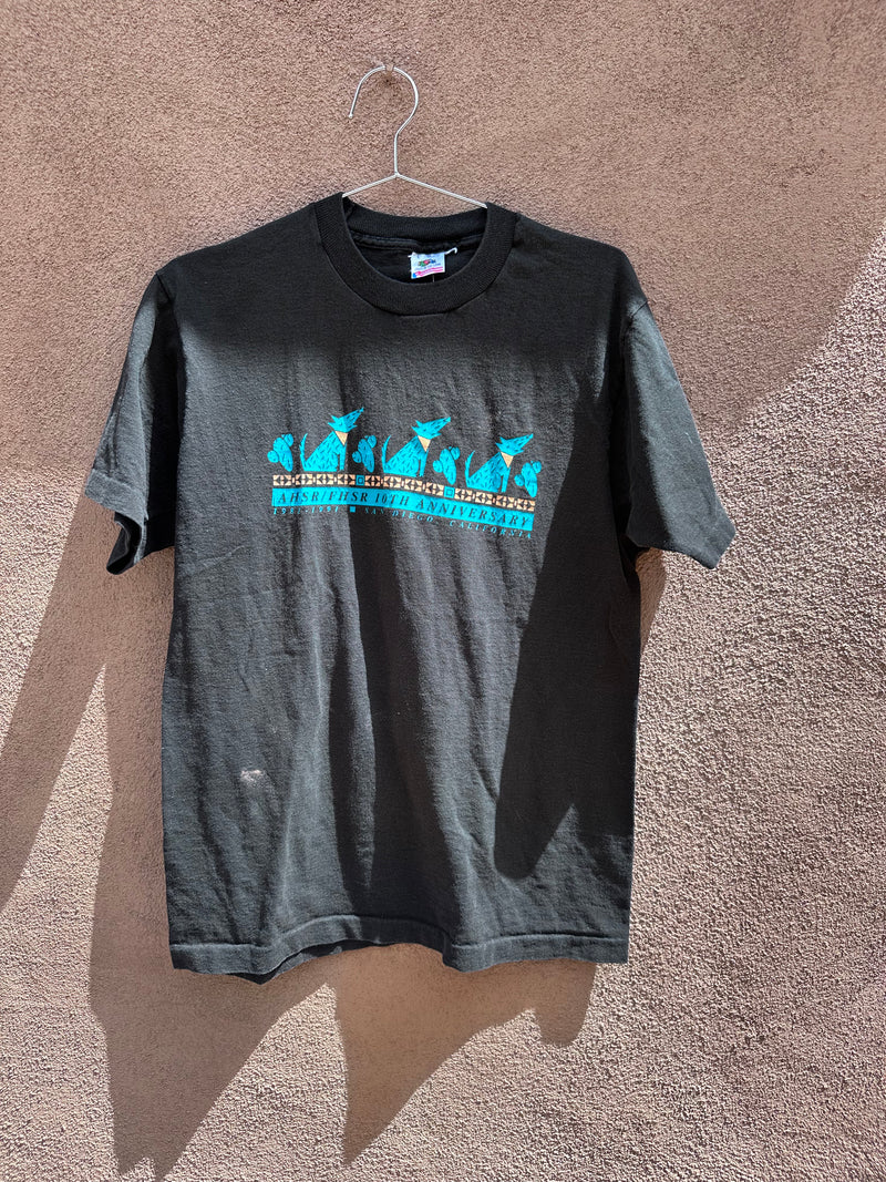 AHSR/FHSR Blue Coyote T-shirt - as is