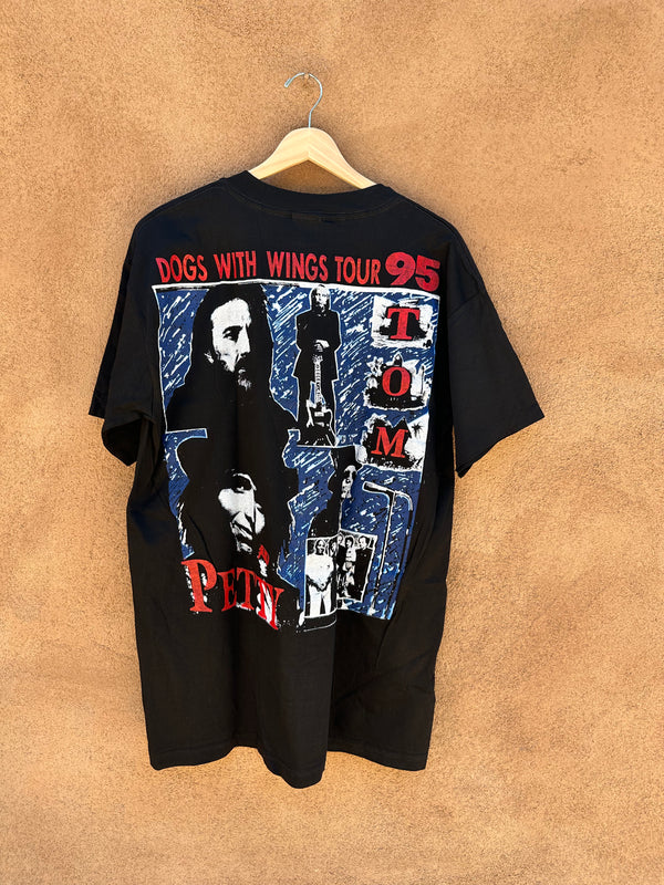 1995 Tom Petty and the Heartbreakers Dogs with Wings Tour Tee