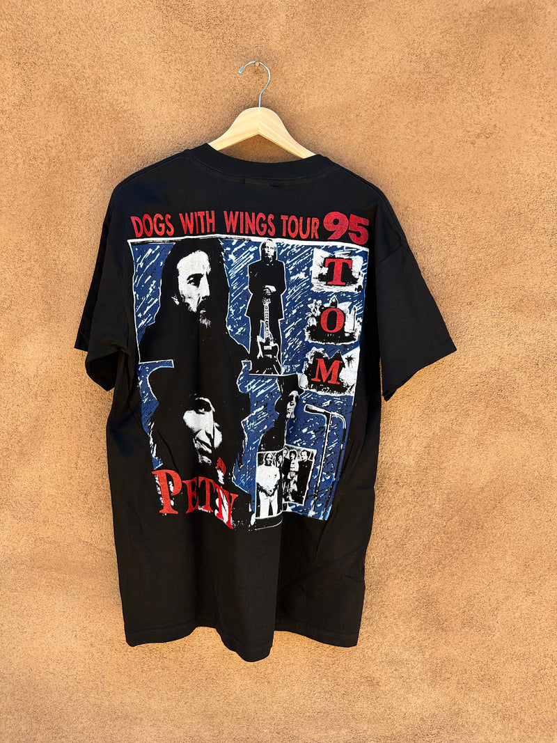 1995 Tom Petty and the Heartbreakers Dogs with Wings Tour Tee