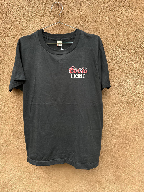 Black Coors Light Silver Bullet Tee - Large