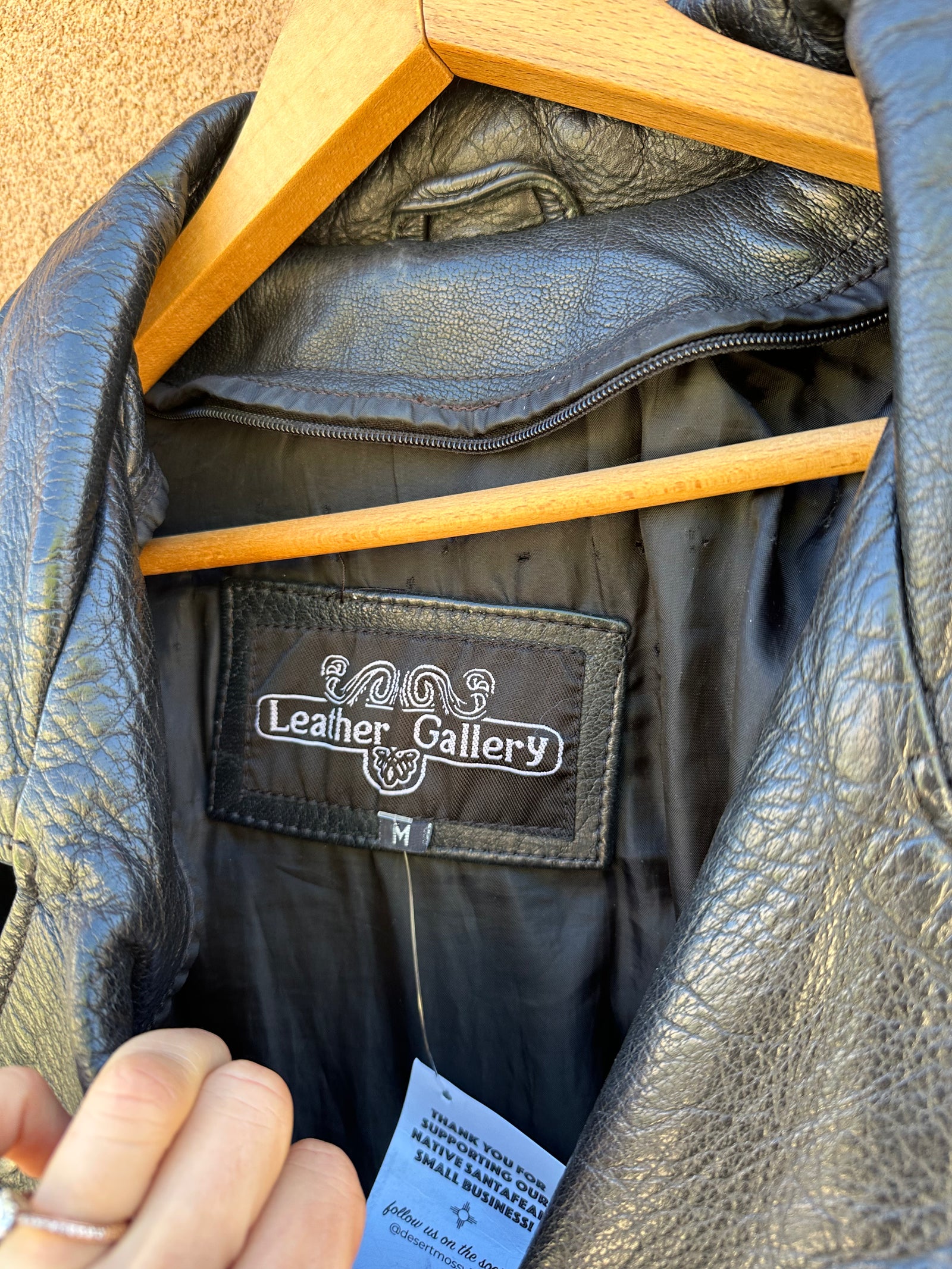 Vintage Hand Painted Multi-Punk Band Studded Leather Jacket