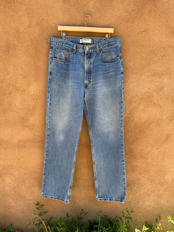 Levi's 550 Denim - Relaxed Fit 38 x 32 (Lighter Wash)