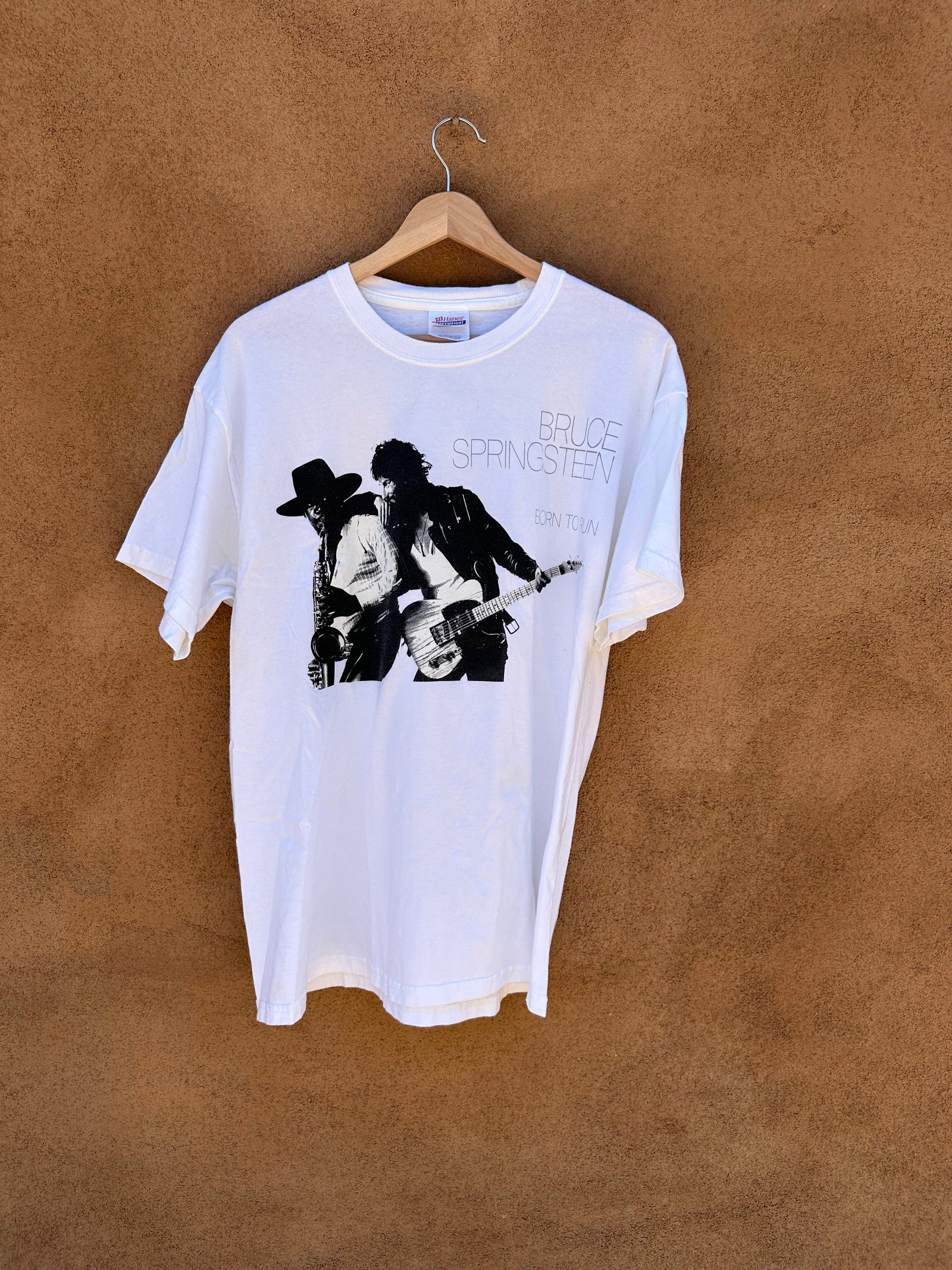 Bruce Springsteen Born to Run 1999 Re-issue Tee – DESERT MOSS VINTAGE