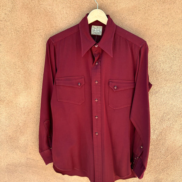 トップス RESISTED YARN DYED WOOL GABARDINE SHIRT Deep blue tropical wool shirt with Marni Mending | Marni