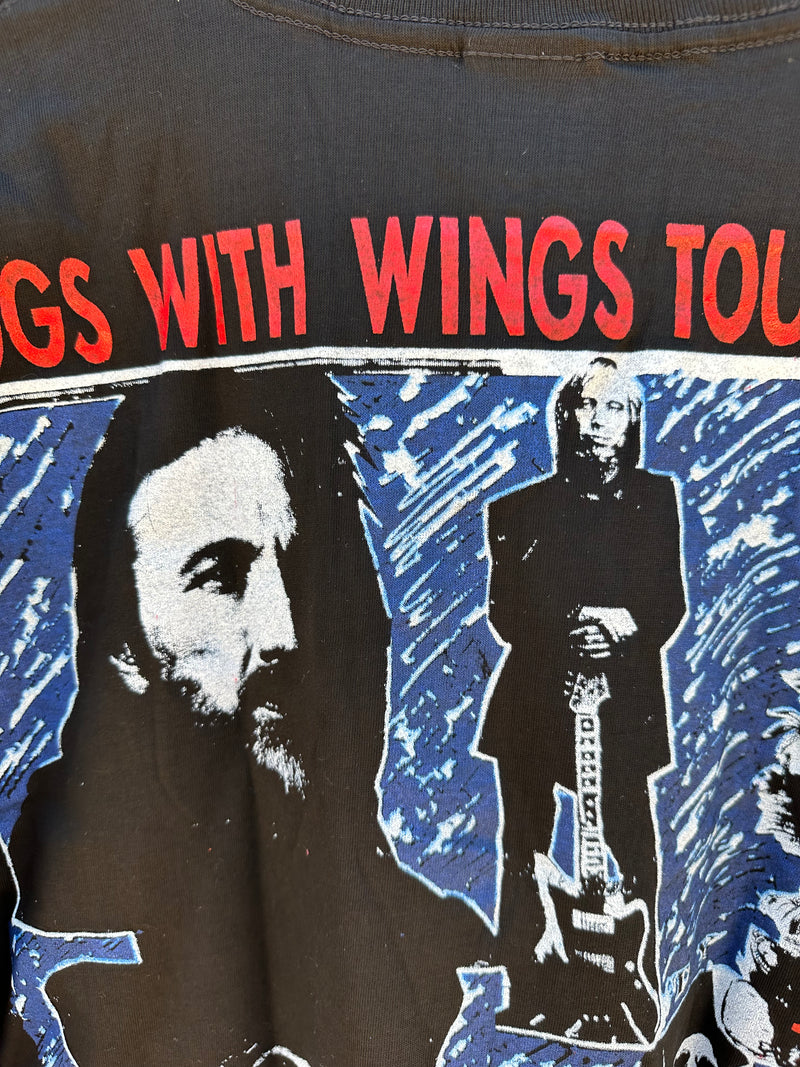 1995 Tom Petty and the Heartbreakers Dogs with Wings Tour Tee